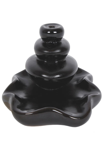 Black Pebbles Backflow Burner