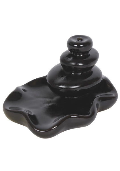 Black Pebbles Backflow Burner