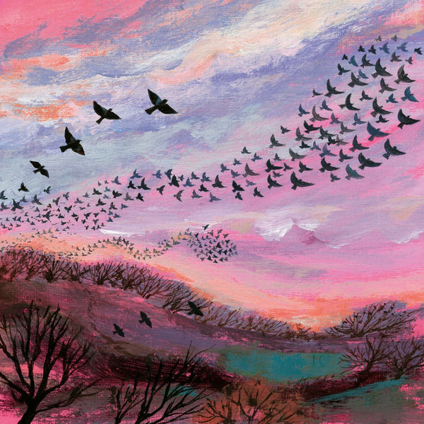 Red Sky at Night Mini Notecard Wallet - 8 Cards