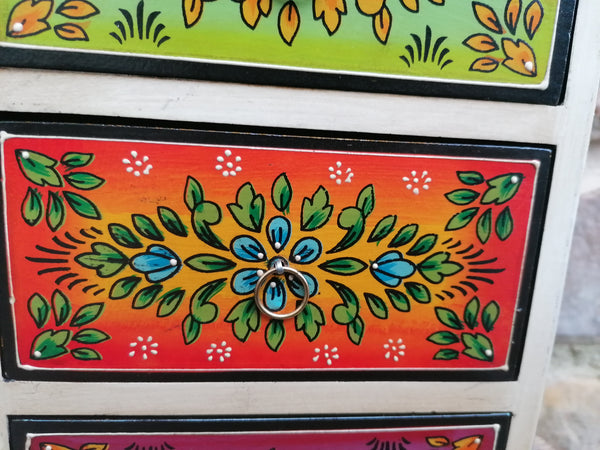 Hand Painted 3 Drawer Chest