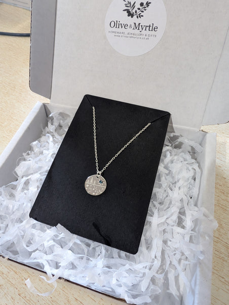 Nature Mountain Silver Pendant