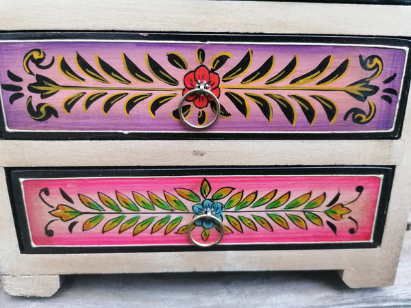 Hand Painted 7 Drawer Chest