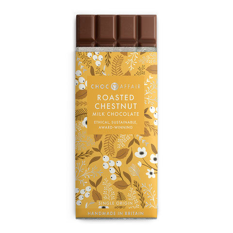 Roasted Chestnut Milk Chocolate Bar 90g