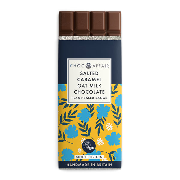 Salted Caramel Oat Milk Chocolate Bar Olive and Myrtle