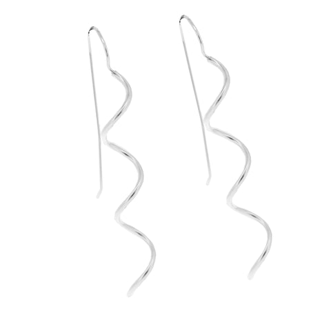 Nova Silver Anabel Twist Drop Earrings
