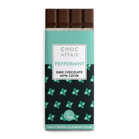Peppermint Dark Chocolate Bar Vegan 90g