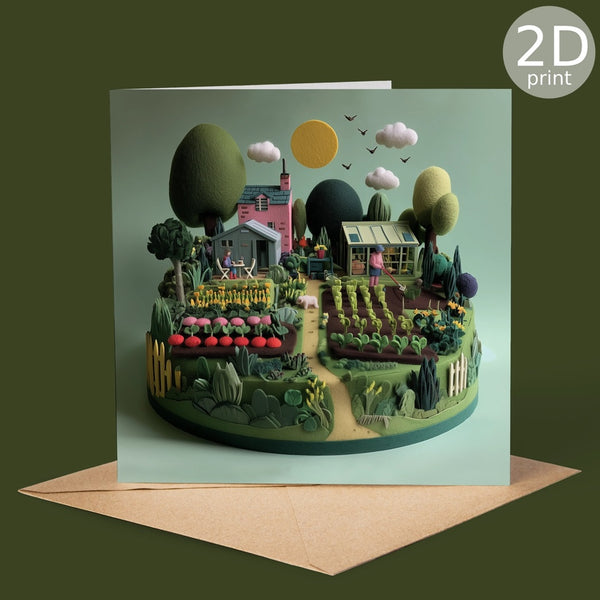 Sunny Garden Greetings Card GP21
