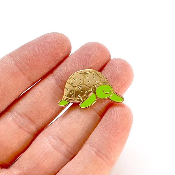 Tortoise Enamel Pin