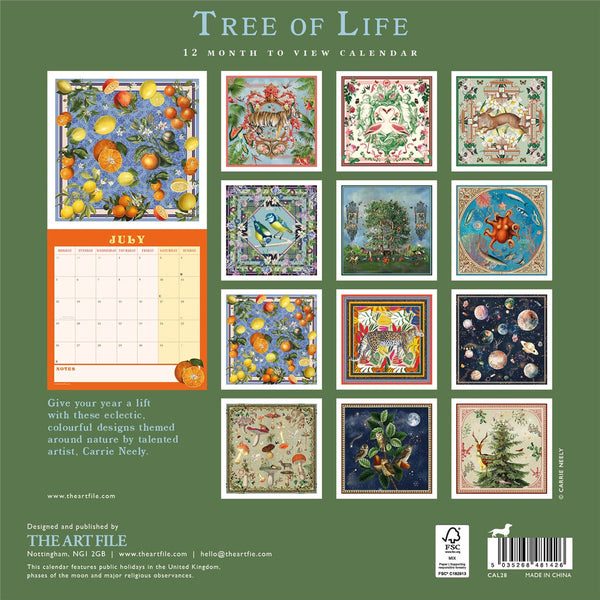 Tree of Life Wall Calendar 2027
