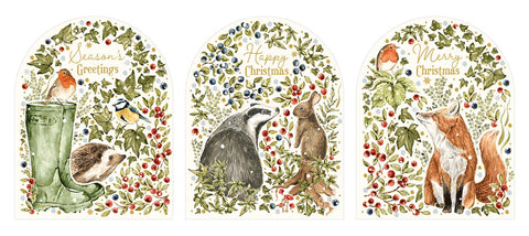 Countryside Christmas Trio Christmas Card Box