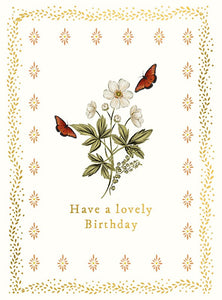 Lovely Birthday Butterflies Greetings Card