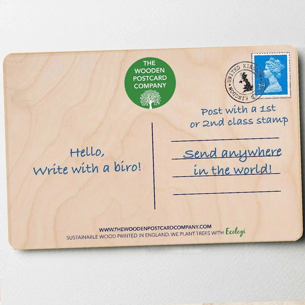 Kielder Observatory Eco-friendly Wooden Postcard