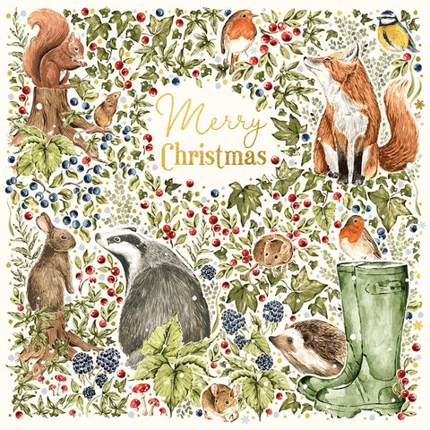 Countryside Christmas Charity Pack of 6 Christmas Cards