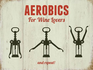 Aerobics For Wine Lovers Magnet