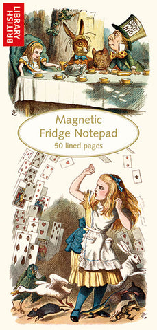 Alice in Wonderland Magnetic Notepad