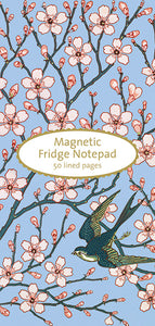 Almond Blossom and Swallow Magnetic Notepad