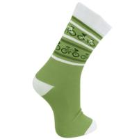 Medium Bicycle Bamboo Socks, Uk Size 3-7, Fair Trade, Code BIM