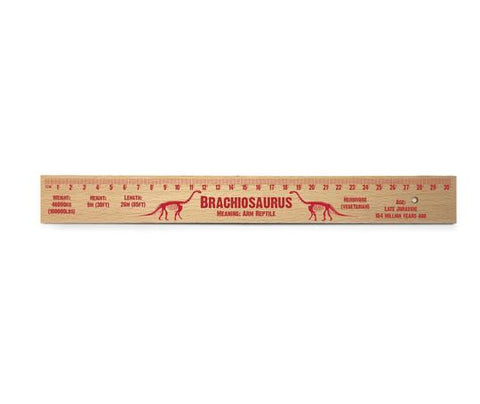 Brachiosaurus Wooden Ruler