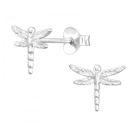 Dragonfly Sterling Silver Stud Earrings