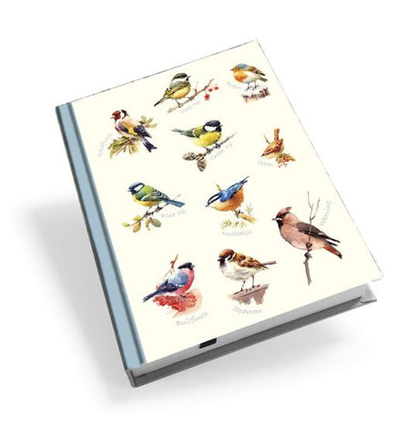 Garden Birds Hardback Lined Journal Available in A5 and A6