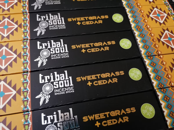 Sweetgrass and Cedar Tribal Soul Incense
