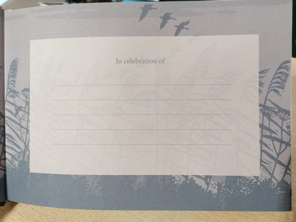 Sunset Flight Wedding Party Guest Book