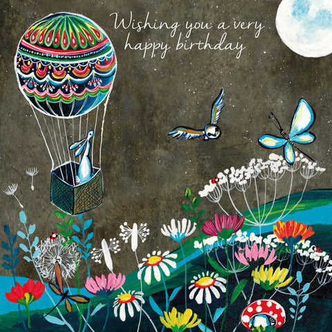 Up and Away Birthday Greetings Card