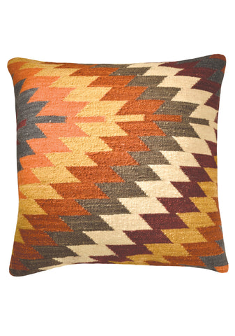 Large Alwar Kilim Handloom Indian Cushion Cover