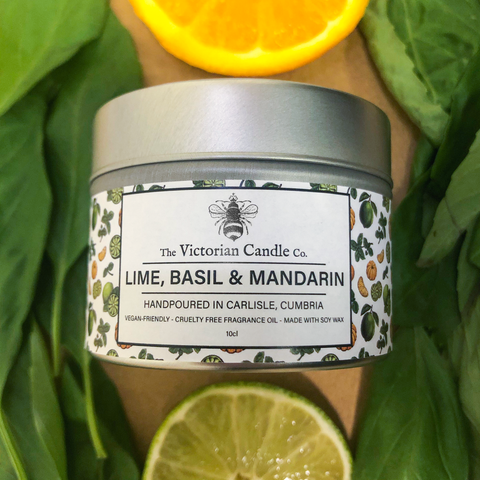 Lime, Basil & Mandarin Soy Candle