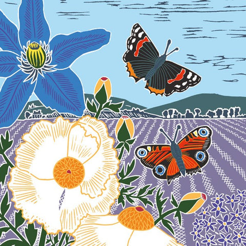 Meadow of Butterflies Greetings Card