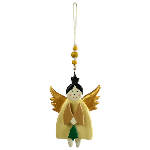 Christmas Angel Wooden Decoration