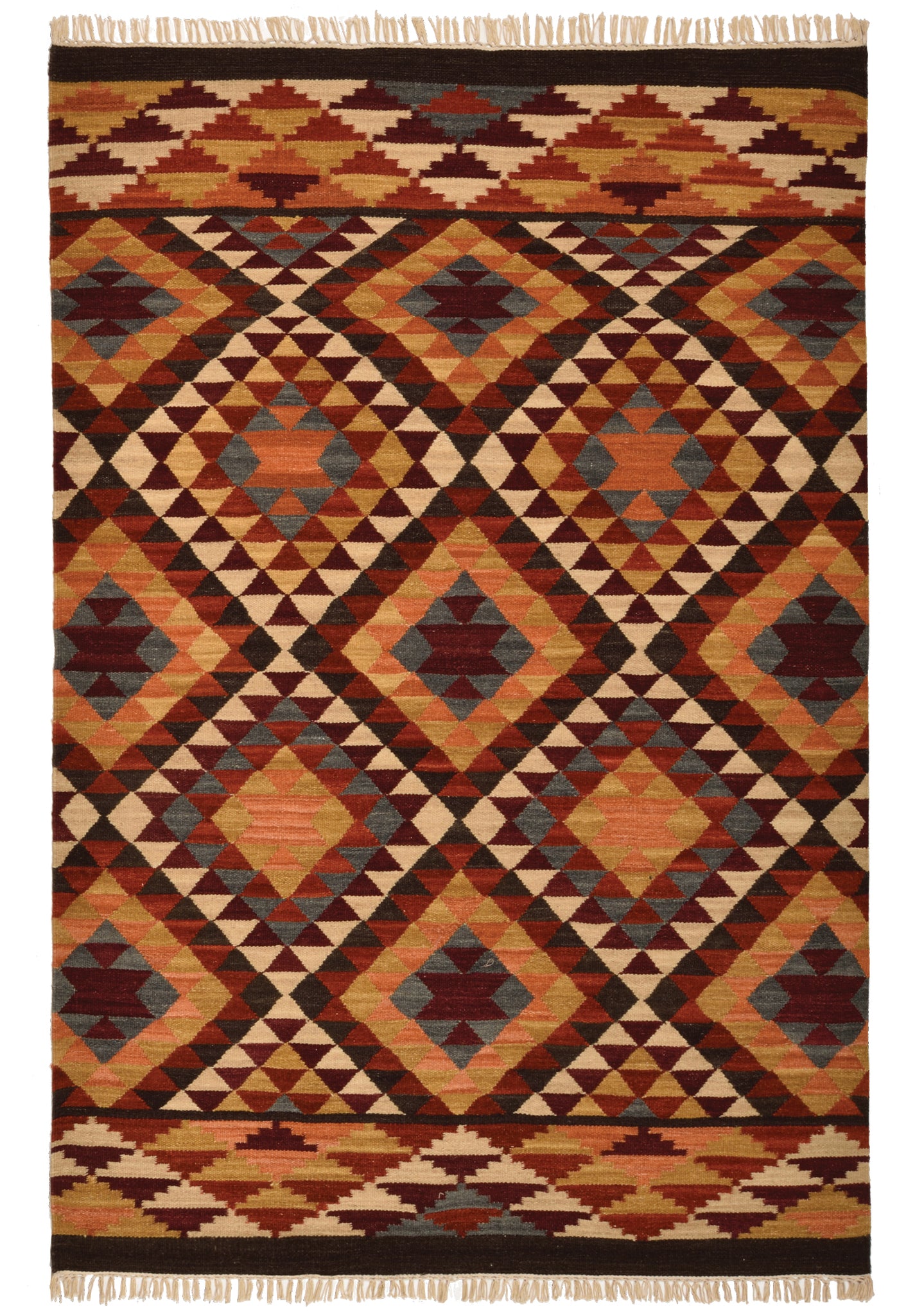 Alwar Kilim Handloom Indian Rug 120 x 180cm