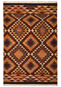 Alwar Kilim Handloom Indian Rug 120 x 180cm