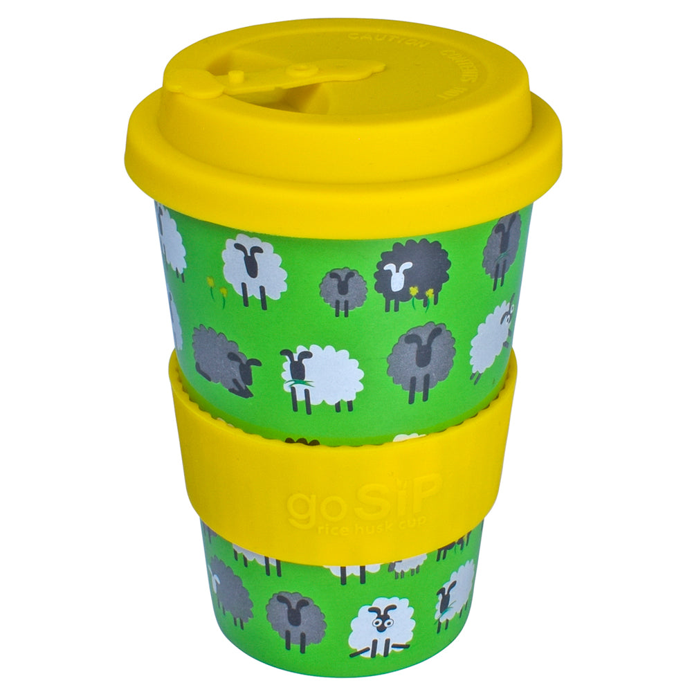 Sheep Rice Husk Travel Cup
