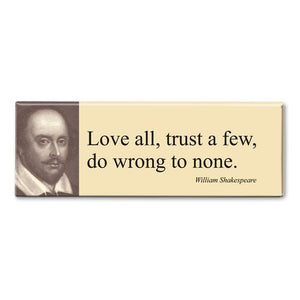 Shakespeare Quote Magnet