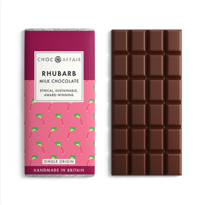 Rhubarb Milk Chocolate Bar