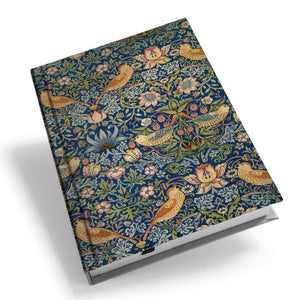 William Morris Strawberry Thief Hardback Lined Journal Available in A5 and A6
