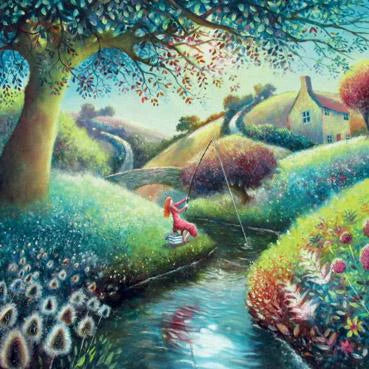 Gone Fishing Greetings Card
