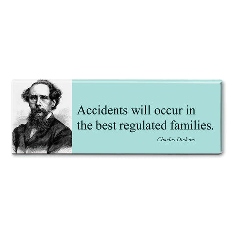 Charles Dickens Fridge Magnet
