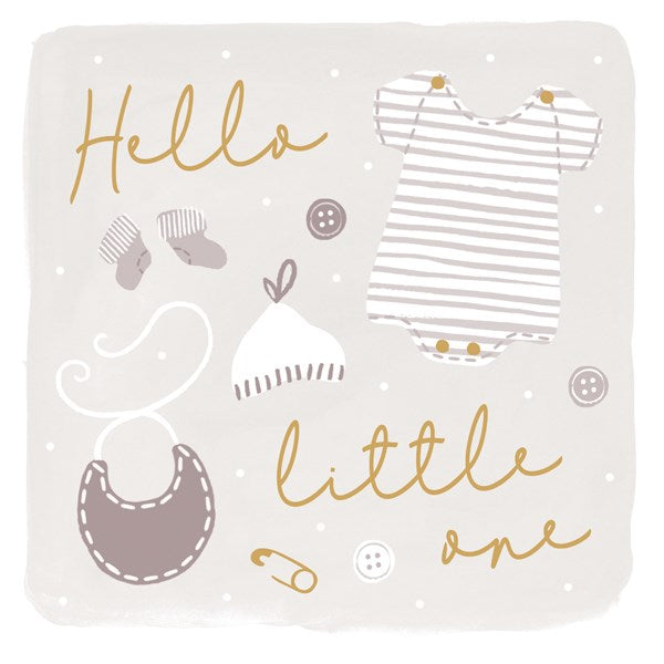 Hello Little One Greetings Card