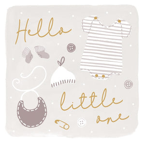 Hello Little One Greetings Card
