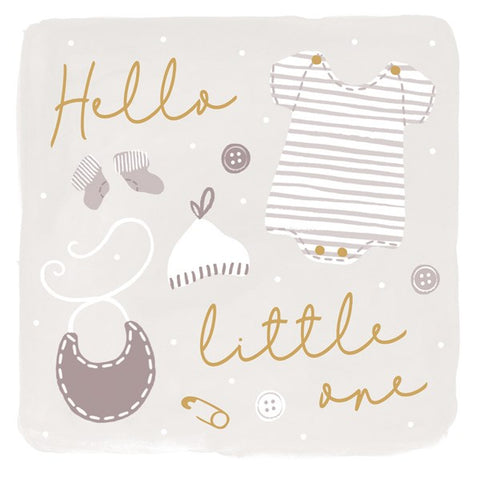 Hello Little One Greetings Card