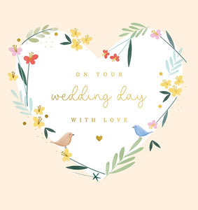 On Your Wedding Day Greetings Card