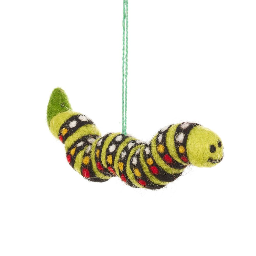 Caterpillar Felt Decoration