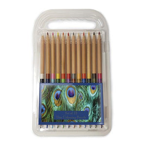 Peacock Feathers Duo Pencil Crayons