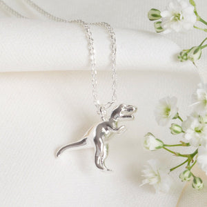 T-Rex Necklace in Silver
