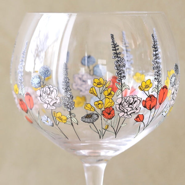 Wildflower Gin Glass